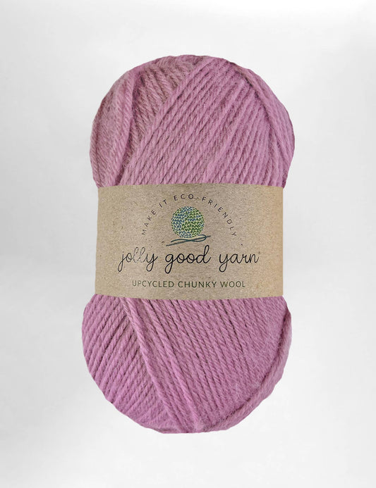 Denbury Purple 100% upcycled knitting wool (190m)