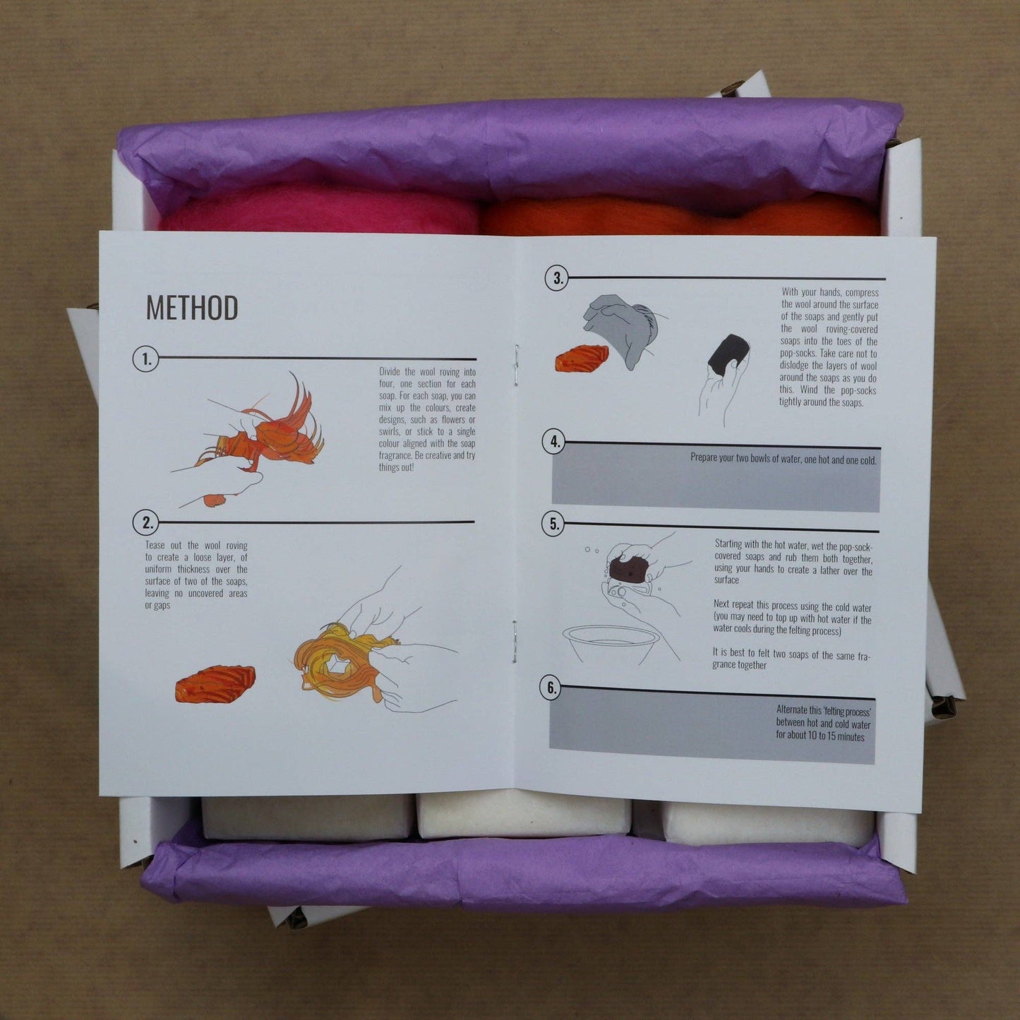 Make Your Own Felted Soaps - A Cosy Crafts Kit