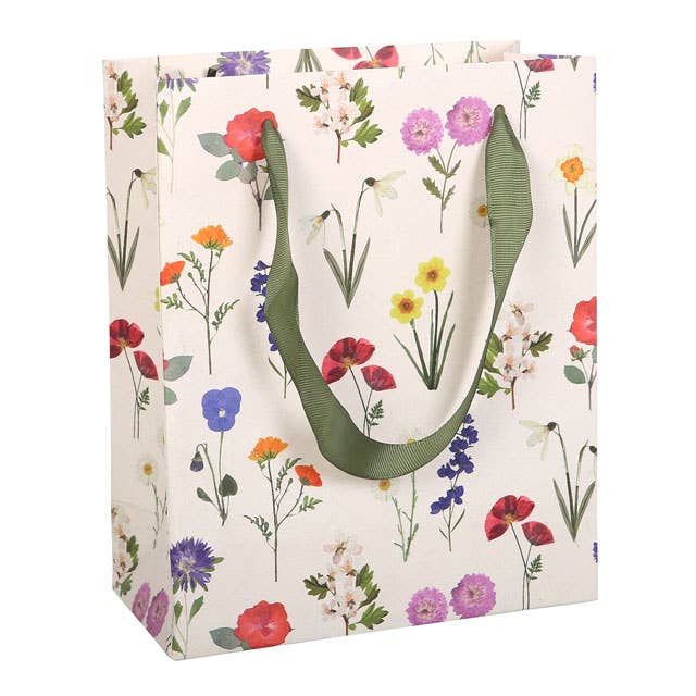 23cm Medium Wildflower Floral Gift Bag