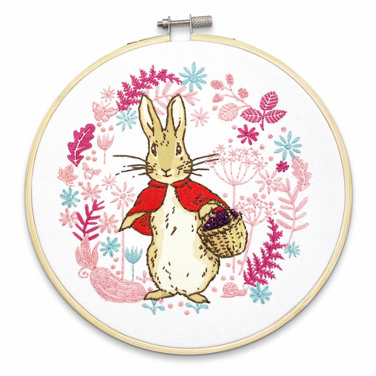 Beatrix Potter - Flopsy goes Blackberry Picking Embroidery