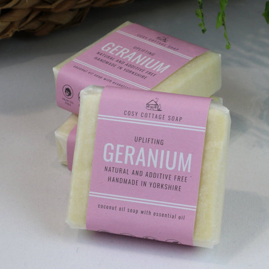 Handmade Geranium Soap