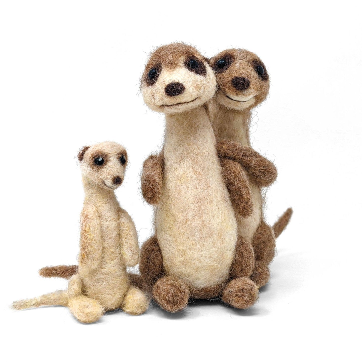 Meerkat Family Needle Felting Craft Kit