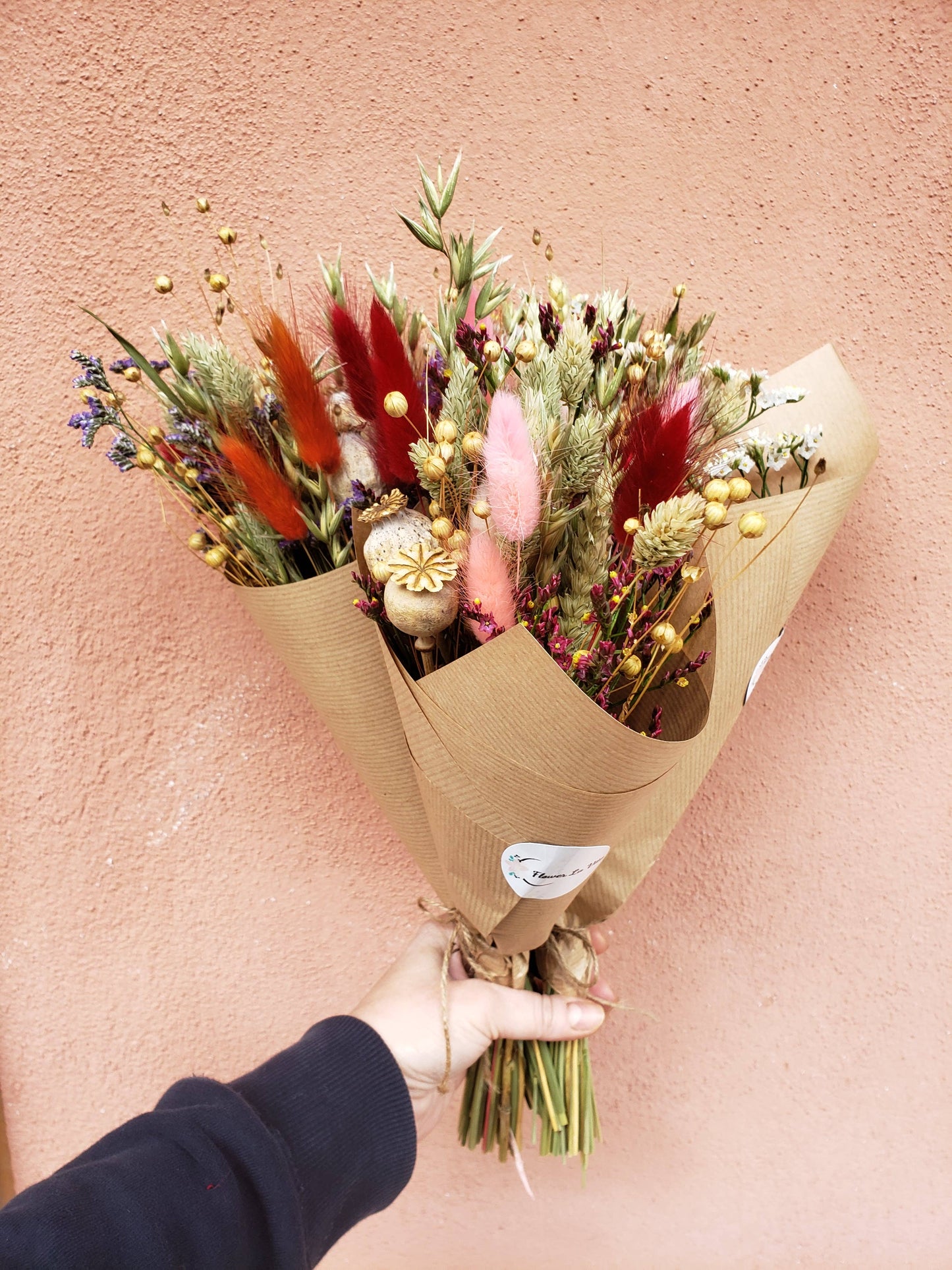 Florist Choice Colourful Dried Flower Bunches/Bouquets