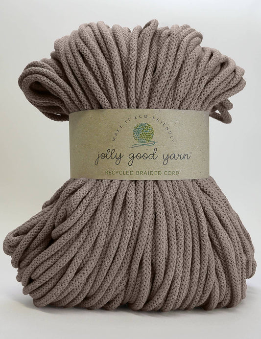 5mm Ottery Taupe recycled cotton macrame cord (100m)