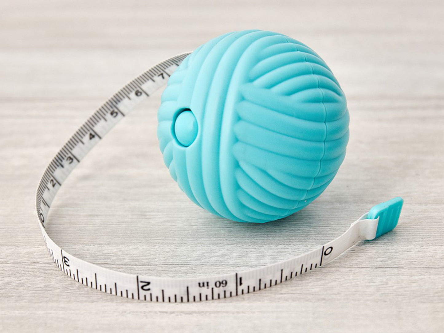 Yarn Ball Retractable Tape Measures: Blue