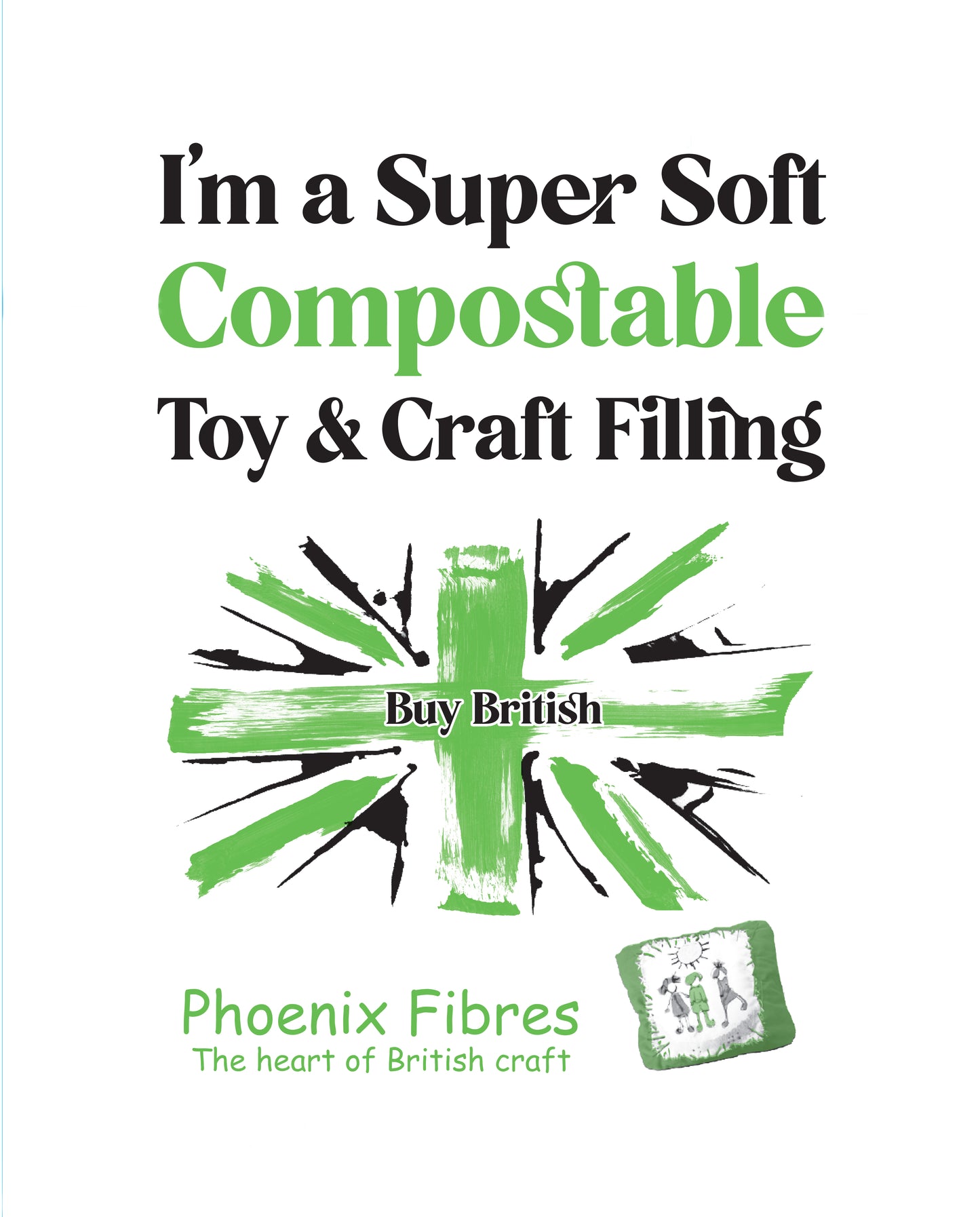 Toy Filling-Stuffing: Compostable: 200g