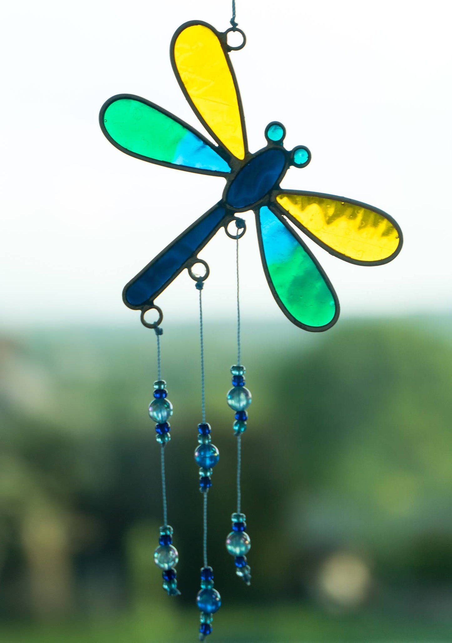 Multi Colour Dragonfly Suncatcher