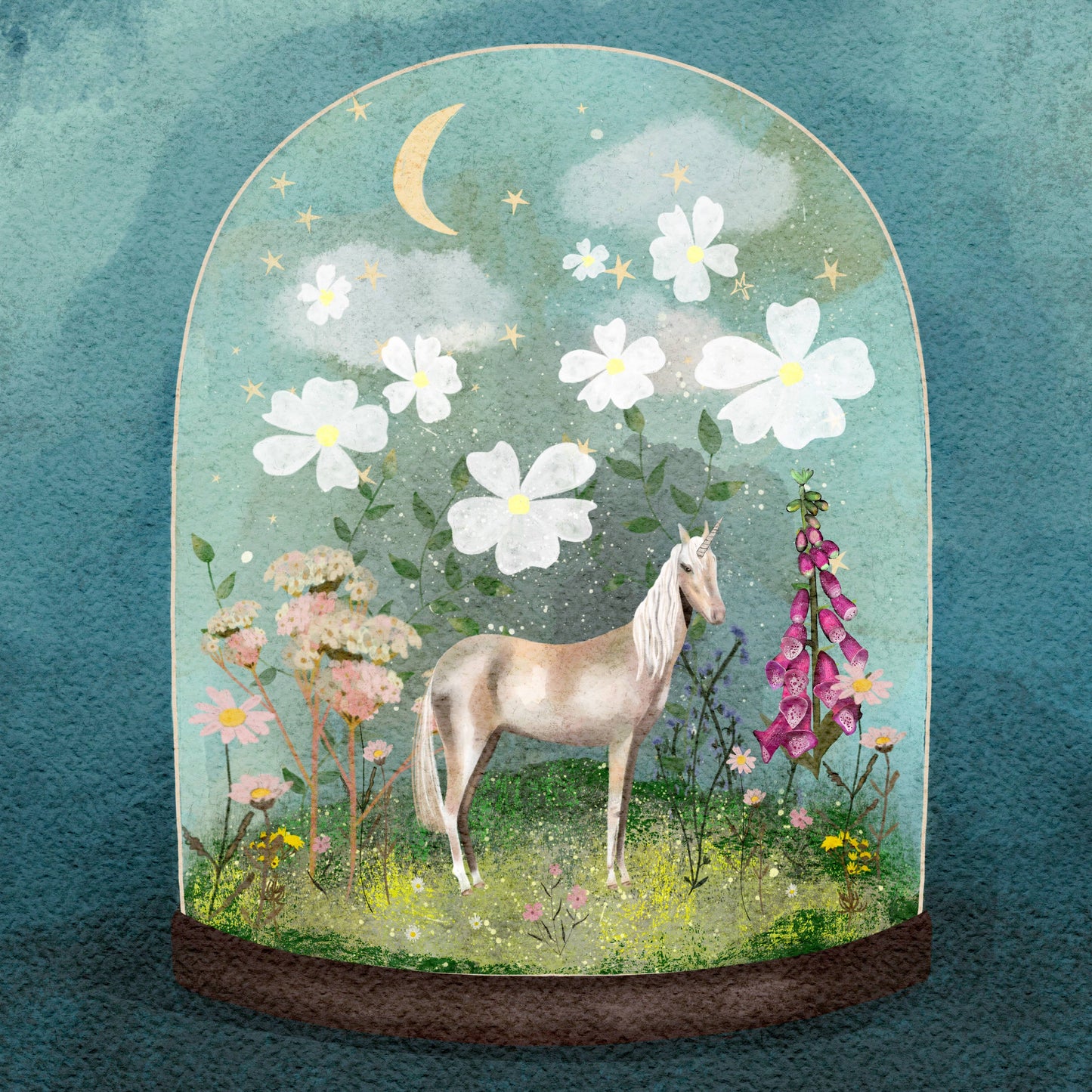 Unicorn bell jar