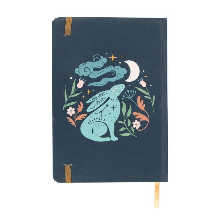 Mystical Midnight Hare A5 Notebook