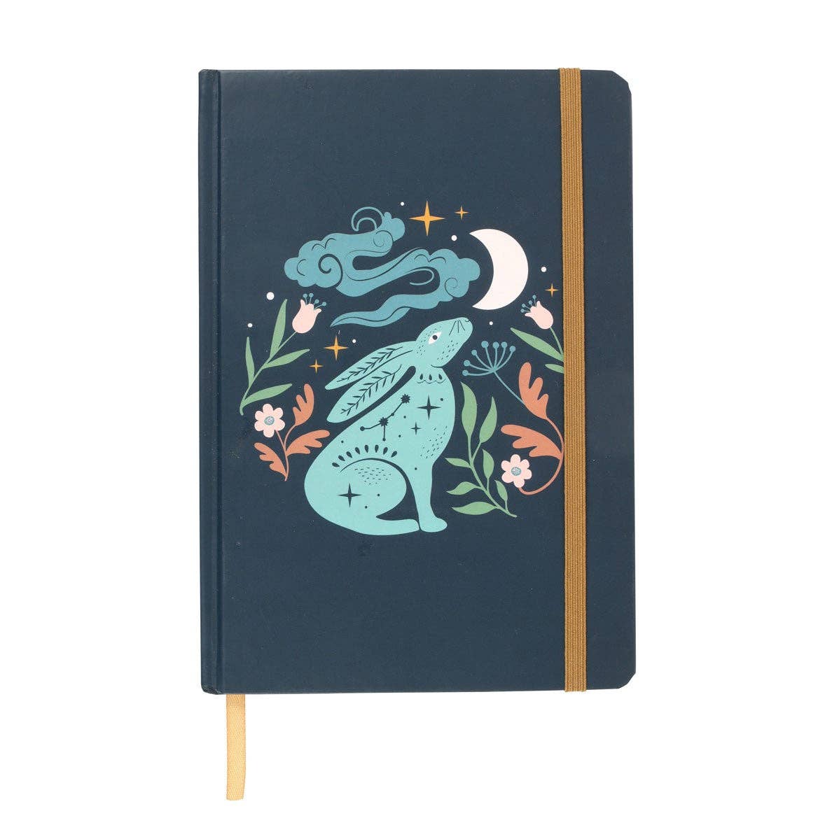 Mystical Midnight Hare A5 Notebook