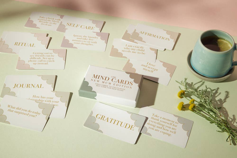 Mind Cards: New Mum Edition - Self care gift for new moms