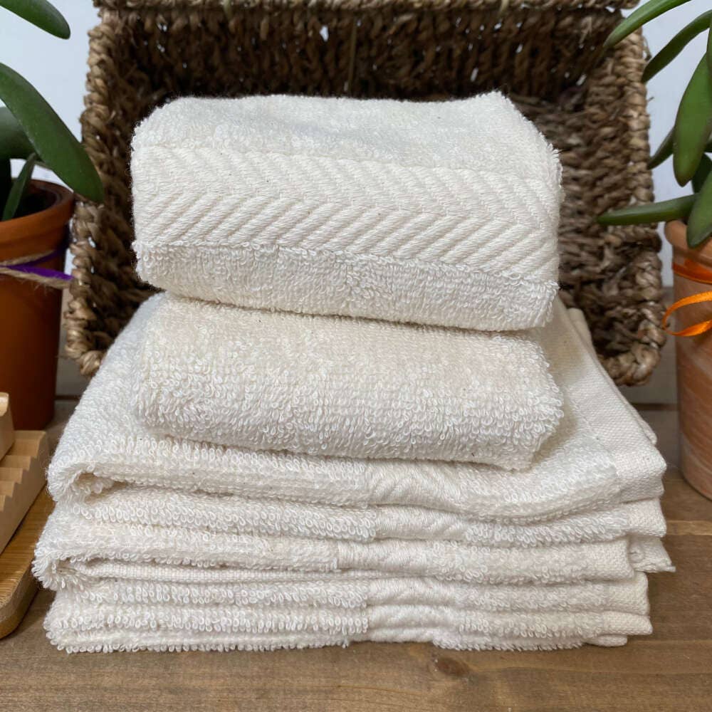 Unbleached Organic Cotton Facecloth