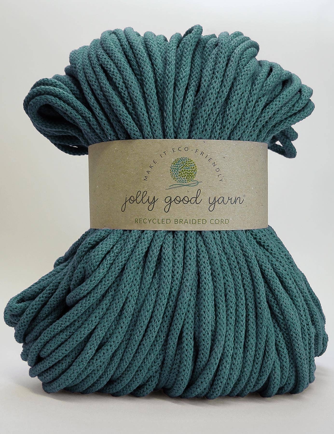 5mm Exeter Blue recycled cotton macrame cord (100m)