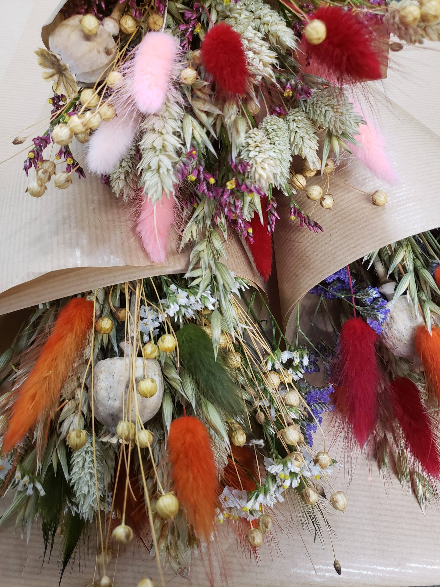 Florist Choice Colourful Dried Flower Bunches/Bouquets