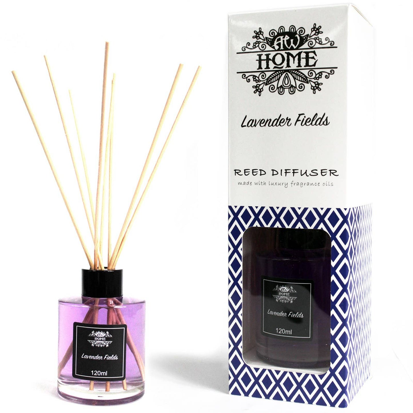 RDHF-09 - 120ml Reed Diffuser - Lavender Fields