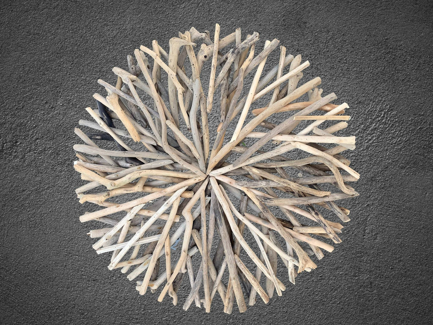 Recycled Driftwood - Round Open Twig Wall Art